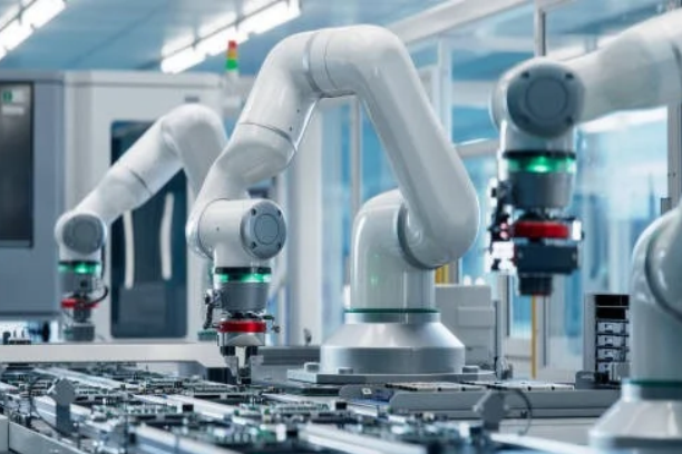 Impianto industriale con processi produttivi digitalizzati