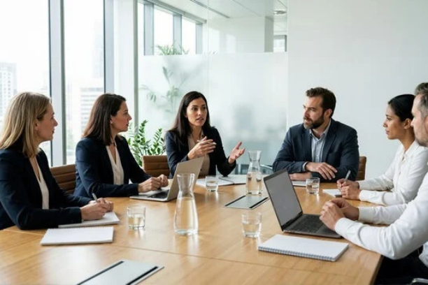 Professionisti PMI al lavoro con strumenti digitali